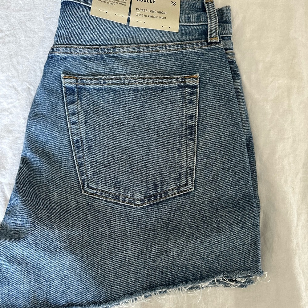 Agolde Skywave Denim Shorts